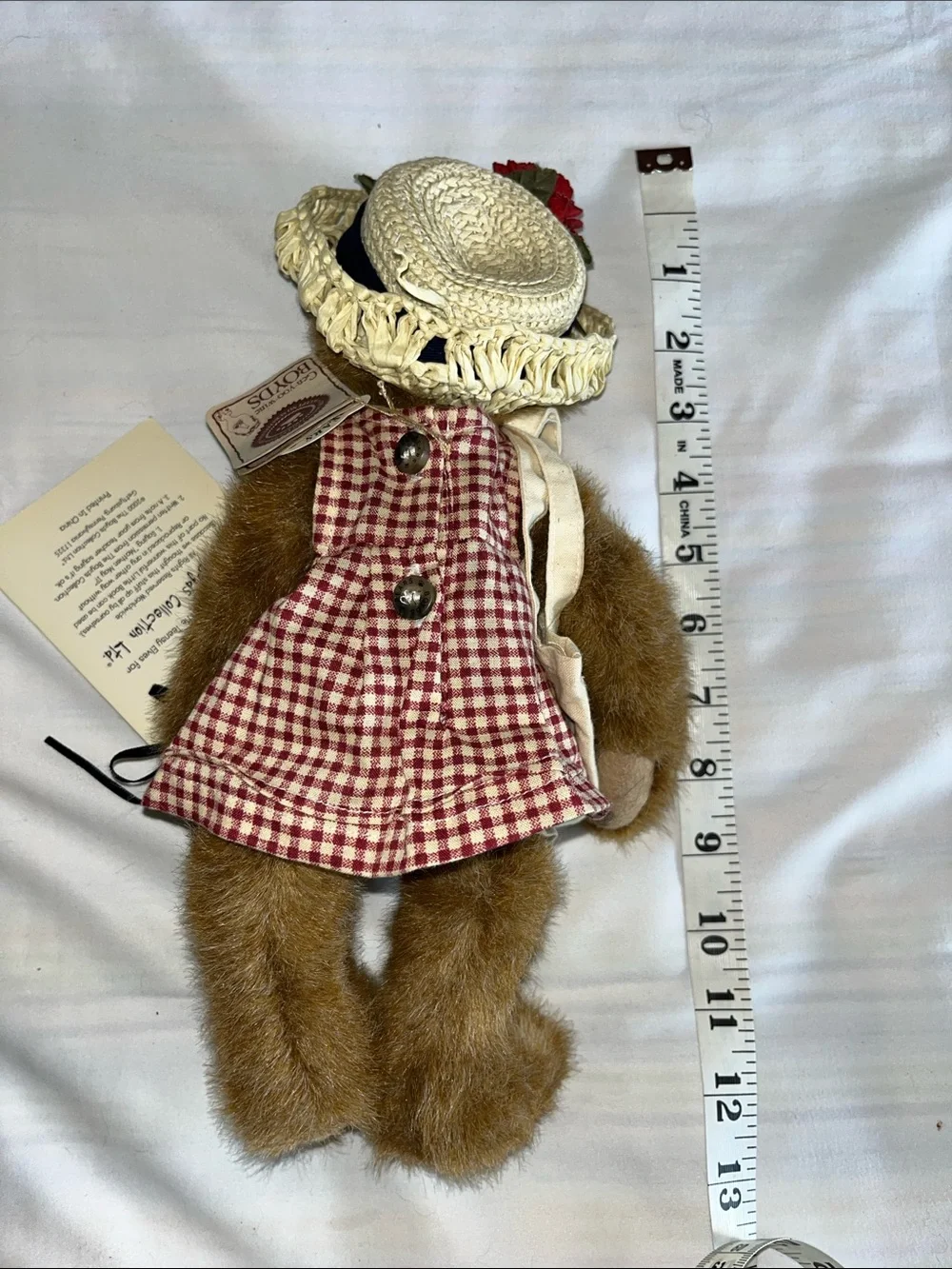 Boyd’s Bears Two Vintage Plush‎ Brown Teddy Bears Lizzie & Meridian Wishkabibble